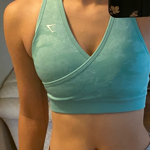 Gymshark Other - GymShark Turqouise Camo Sportsbra